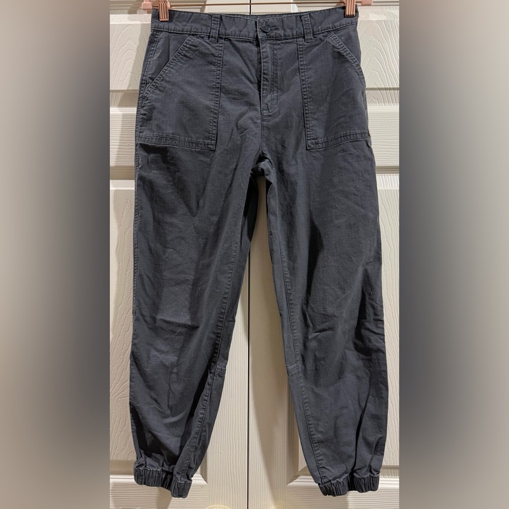 Eddie Bauer Tech Jogger Pants Womens Sz 6 Gray Lightweight Stretch